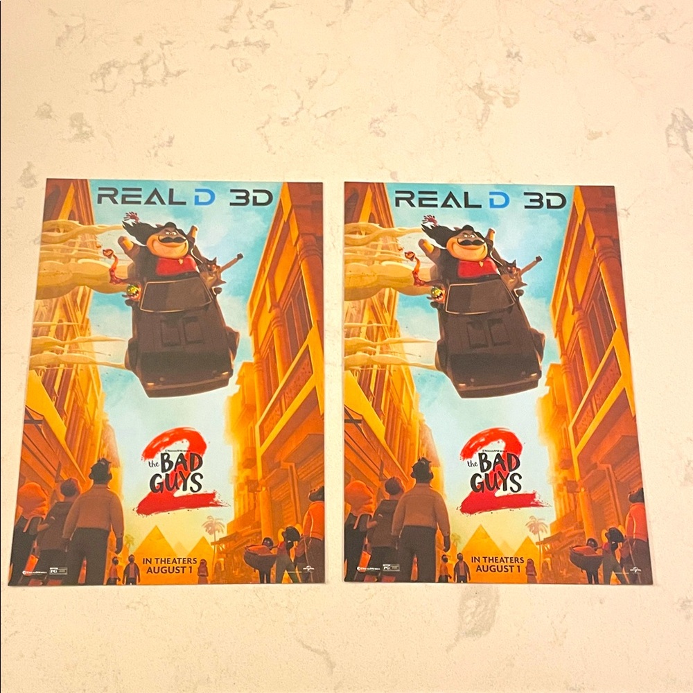 The Bad Guys 2 Movie Poster Set